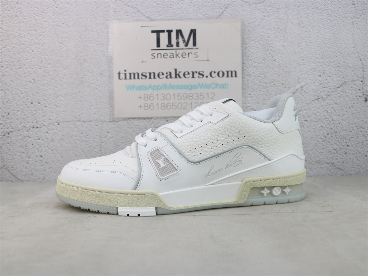 LV Trainer Sneaker White